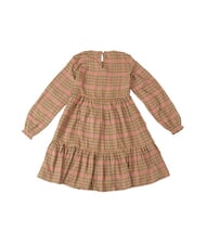 TOMMY HILFIGER TH KIDS Robe de fille Motif berger/beige magenta - Robes pour petites filles - 3