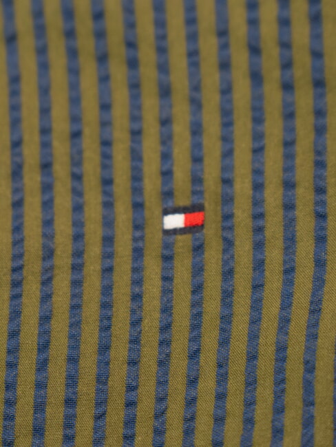 TH KIDS chemise en m&eacute;lange de coton vert - chemises pour enfants