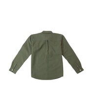 TOMMY HILFIGER TH KIDS chemise en m&eacute;lange de coton vert - chemises pour enfants - 3