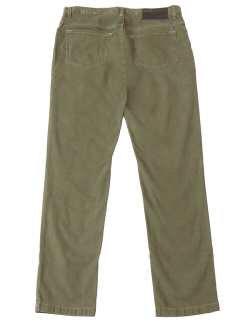 TH DENTON Pantalon chino vert arm&eacute;e - Pantalon