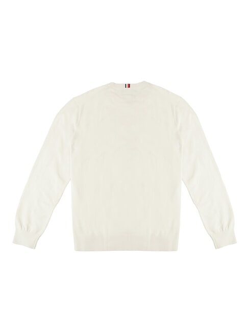1985 CREW Sweat-shirt en coton m&eacute;lang&eacute; ivoire - Pulls pour hommes