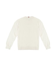 TOMMY HILFIGER 1985 CREW Sweat-shirt en coton m&eacute;lang&eacute; ivoire - Pulls pour hommes - 3