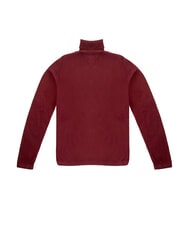 TOMMY HILFIGER TH JEANS Col roul&eacute; rouge fonc&eacute; - Chandails pour femmes - 3