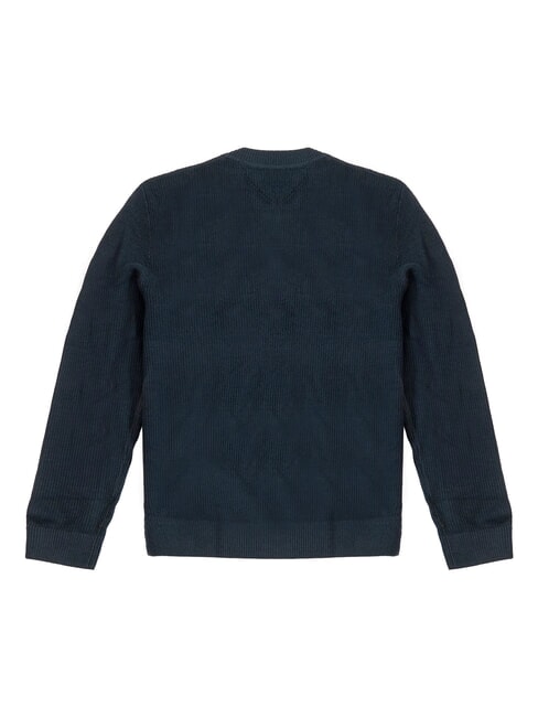 TH JEANS pull &agrave; col rond marine nuit noire - Pulls pour hommes