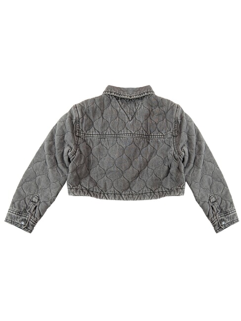 TH KIDS Veste pour filles noir d&eacute;lav&eacute; - B&eacute;b&eacute; Vestes