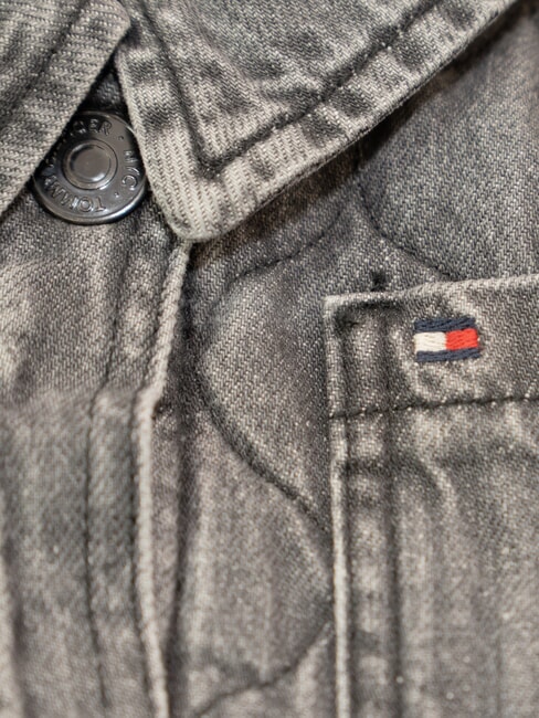 TH KIDS Veste pour filles noir d&eacute;lav&eacute; - B&eacute;b&eacute; Vestes