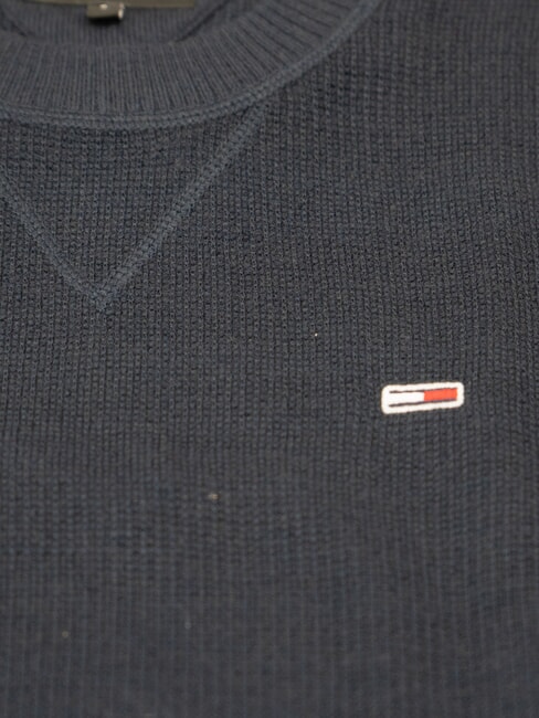 TH JEANS pull &agrave; col rond marine nuit noire - Pulls pour hommes