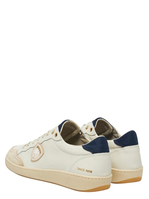 MURRAY Baskets blanc/bleu marine - Chaussures Homme
