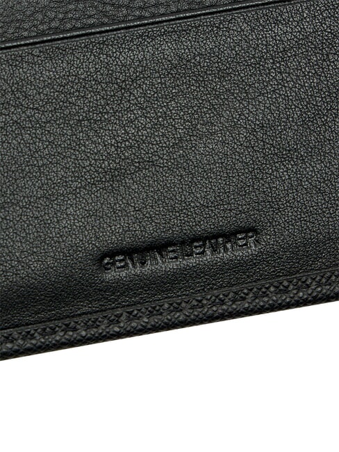 WALLSTREET Portefeuille en cuir, porte-cartes NOIR - Portefeuilles Homme