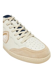 BLAUER MURRAY Baskets blanc/bleu marine - Chaussures Homme - 5
