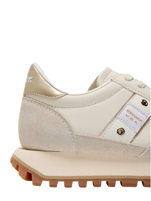 MILLEN  Baskets cr&egrave;me - Chaussures Femme