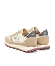 BLAUER MILLEN  Baskets cr&egrave;me - Chaussures Femme - 3