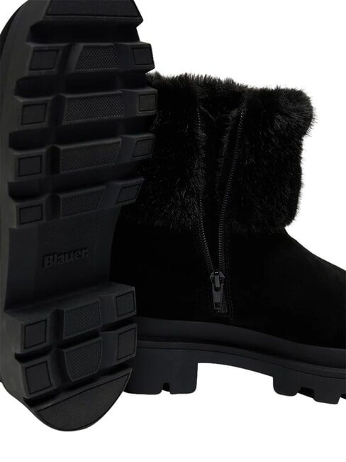 KIMMEL Bottes d'hiver en cuir NOIR - Chaussures Femme