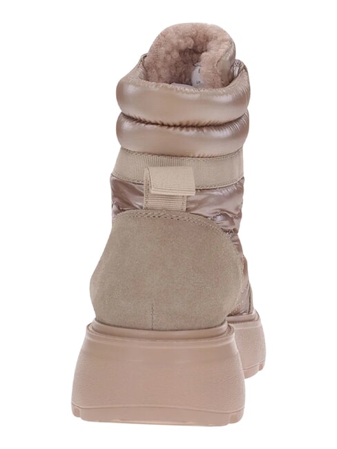 BLANCA amphibiens de cuir beige - Chaussures Femme