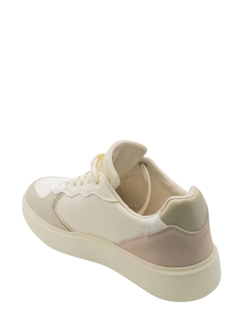 VENUS Baskets &agrave; paillettes cr&egrave;me/nude - Chaussures Femme