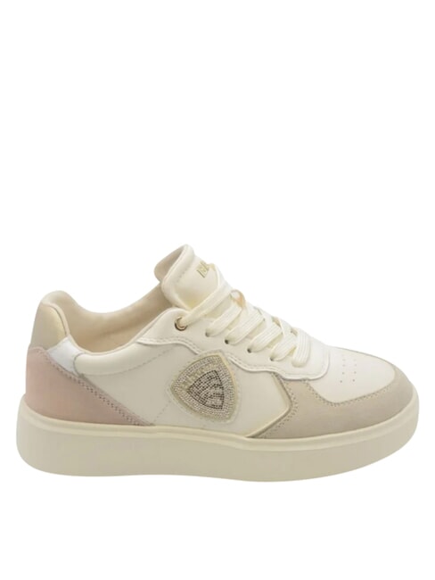 VENUS Baskets &agrave; paillettes cr&egrave;me/nude - Chaussures Femme