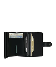 SECRID CRISPLE Portefeuille avec porte-cartes &agrave; pression noir - Portefeuilles Homme - 3