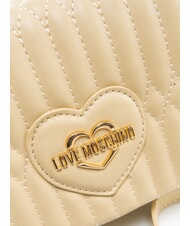 LOVE MOSCHINO BUBBLY LOVE Mini sac bandouli&egrave;re beurre - Sacs pour Femme - 3