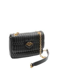 LOVE MOSCHINO BUBBLY LOVE Mini sac bandouli&egrave;re / sac port&eacute; &eacute;paule Noir - Sacs pour Femme - 2