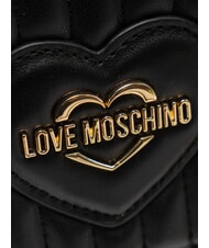 LOVE MOSCHINO BUBBLY LOVE Mini sac bandouli&egrave;re / sac port&eacute; &eacute;paule Noir - Sacs pour Femme - 3