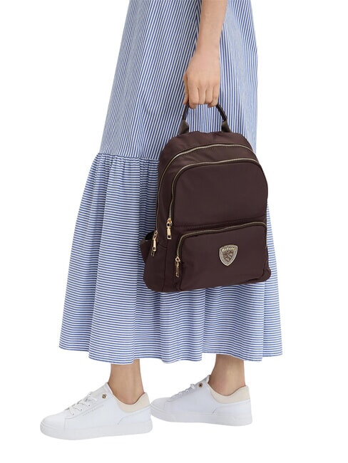 TWENTYFOUR Sac &agrave; dos multipoches DarkBrown - Sacs pour Femme