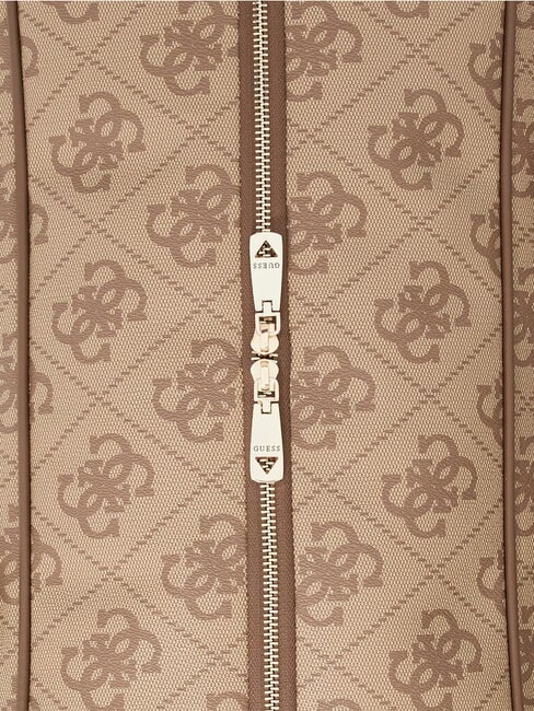 BERTA Sac de voyage avec bandouli&egrave;re logo latte / marron - Sacs de voyage