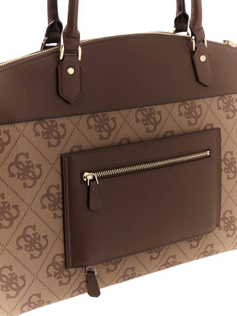 BERTA Sac &agrave; main logo latte / marron - Sacs pour Femme