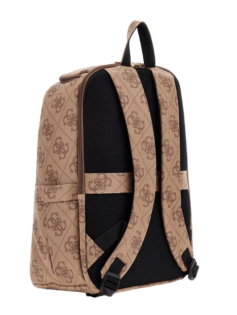 BERTA Sac &agrave; dos multipoches, compartiment sous si&egrave;ge 45 cm logo latte / marron - Sacs pour Femme