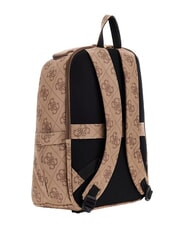 GUESS BERTA Sac &agrave; dos multipoches, compartiment sous si&egrave;ge 45 cm logo latte / marron - Sacs pour Femme - 4