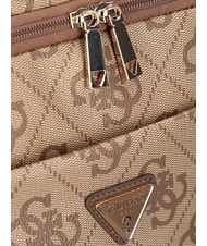 GUESS BERTA Sac &agrave; dos multipoches, compartiment sous si&egrave;ge 45 cm logo latte / marron - Sacs pour Femme - 6