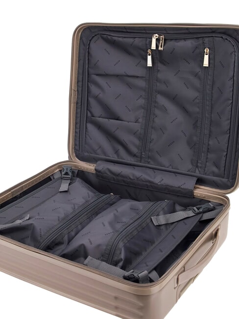 CENTENNIAL 18 valise cabine rigide caf&eacute; l&eacute;ger - Valises cabine