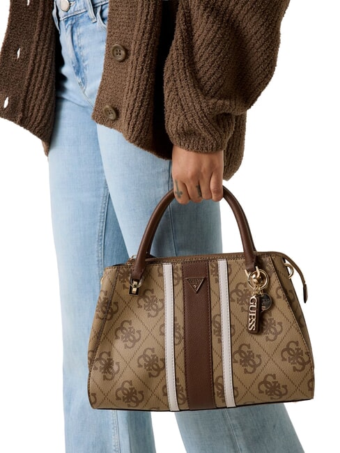 NOELLE 2 LUXURY Sac &agrave; main logo latte / marron - Sacs pour Femme