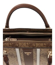 GUESS NOELLE 2 LUXURY Sac &agrave; main logo latte / marron - Sacs pour Femme - 7