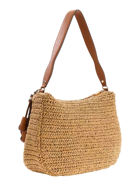 OFELIA sac bandouli&egrave;re naturel / cognac - Sacs pour Femme