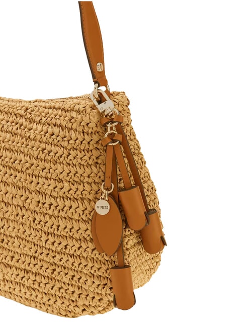 OFELIA sac bandouli&egrave;re naturel / cognac - Sacs pour Femme