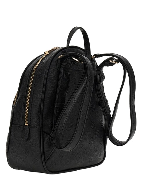 MANHATTAN 2 Sac &agrave; dos logo noir - Sacs pour Femme