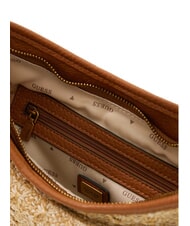 GUESS CAMDEN sac bandouli&egrave;re naturel / cognac - Sacs pour Femme - 4