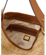 GUESS CAMDEN sac bandouli&egrave;re naturel / cognac - Sacs pour Femme - 3