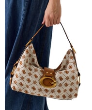 GUESS CAMDEN  cognac / olives - Sacs pour Femme - 4