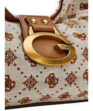 GUESS CAMDEN  cognac / olives - Sacs pour Femme - 6