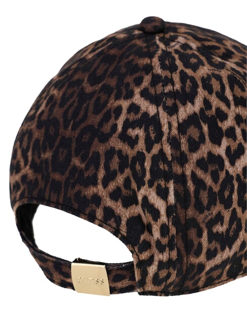 PRINTED LEOPARD Casquette &agrave; visi&egrave;re MULTI - Bonnets