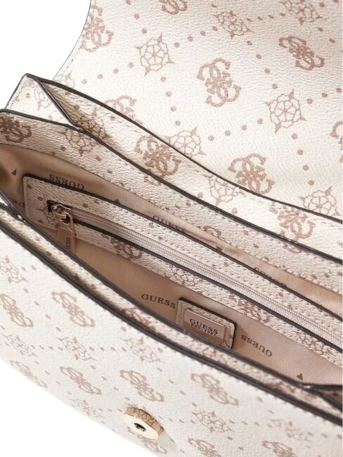 EMELIE LOGO sac bandouli&egrave;re logo vanille - Sacs pour Femme