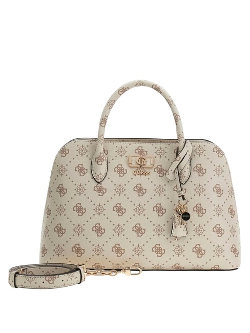 EMELIE LOGO2 Sac &agrave; main avec bandouli&egrave;re logo vanille - Sacs pour Femme