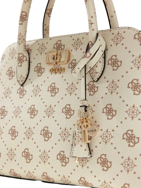 EMELIE LOGO2 Sac &agrave; main avec bandouli&egrave;re logo vanille - Sacs pour Femme