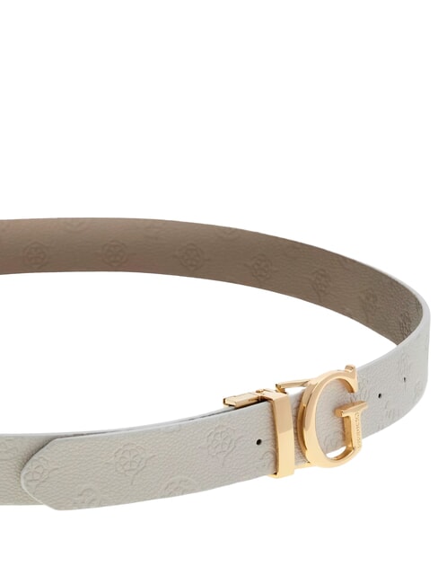 JENA Ceinture double face taupe fonc&eacute; multicolore - Ceintures