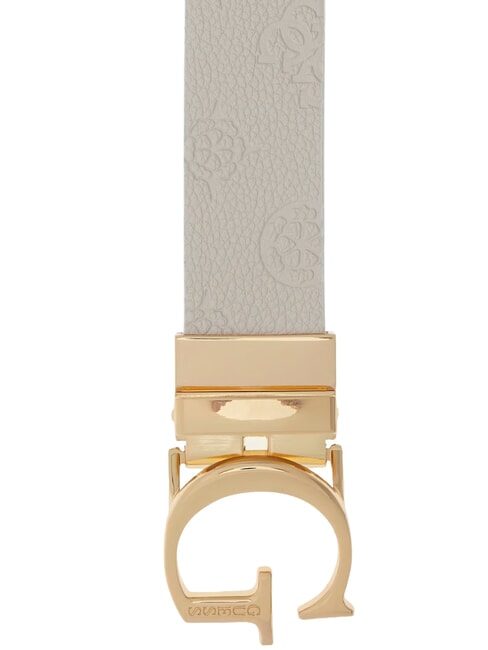 JENA Ceinture double face taupe fonc&eacute; multicolore - Ceintures