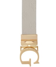 GUESS JENA Ceinture double face taupe fonc&eacute; multicolore - Ceintures - 3