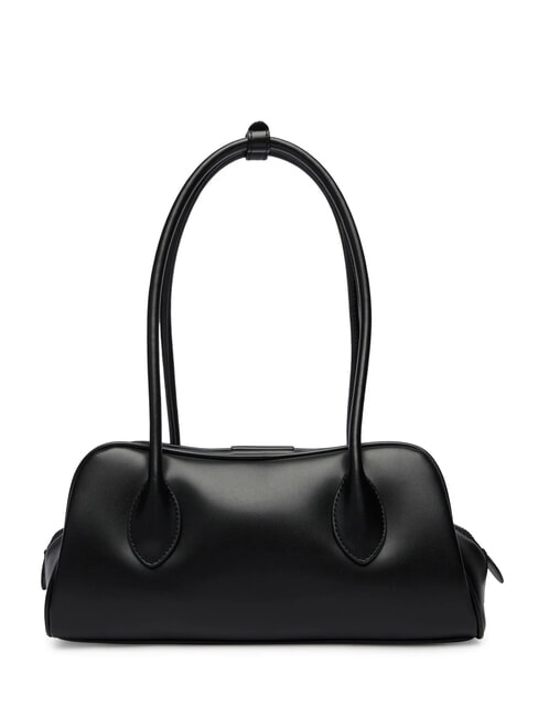 EMBOSSED LOGO BUSINE sac bandouli&egrave;re sur noir - Sacs pour Femme