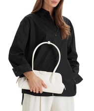 CALVIN KLEIN EMBOSSED LOGO BUSINE sac bandouli&egrave;re alysse blanche - Sacs pour Femme - 2