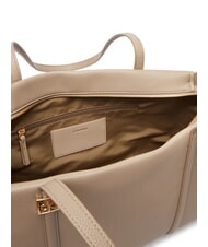 CALVIN KLEIN HARDWARE EMBLEM PEBB Sac &agrave; provisions taupe du d&eacute;sert - Sacs pour Femme - 5